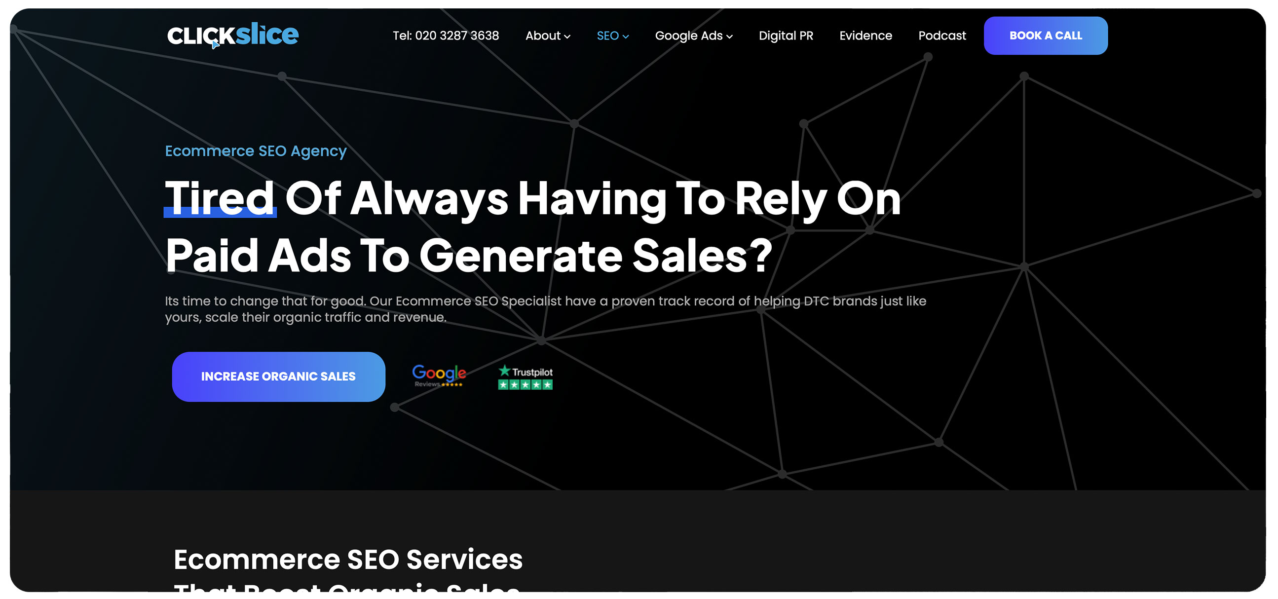 ClickSlice – Ecommerce SEO and Google Ads performance agency